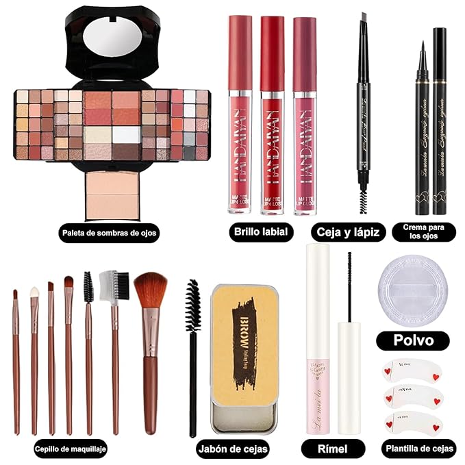 All in One Makeup Kit for Women, Includes