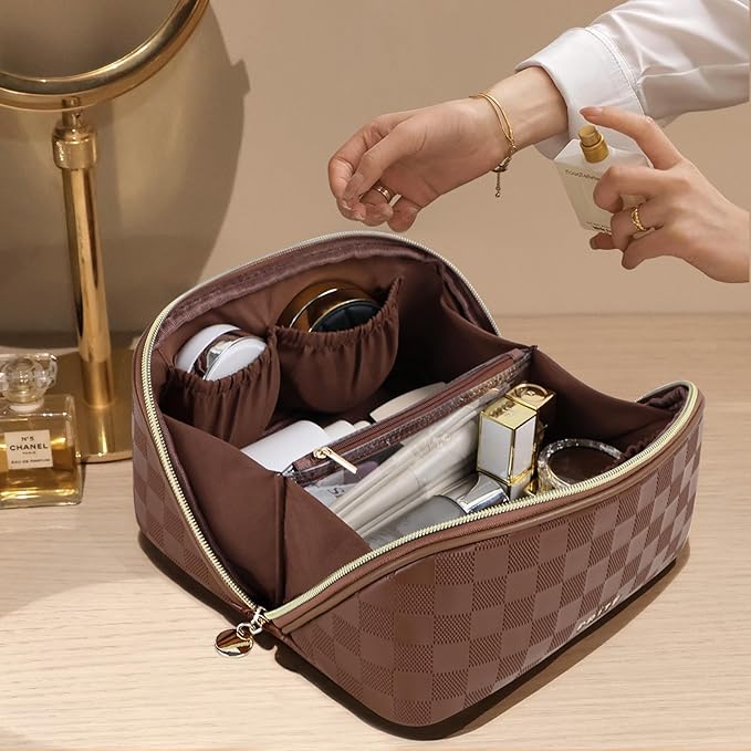 Prite travel cosmetic bag makeup