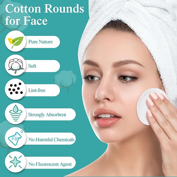 Maxcheck 2000 pcs cotton rounds