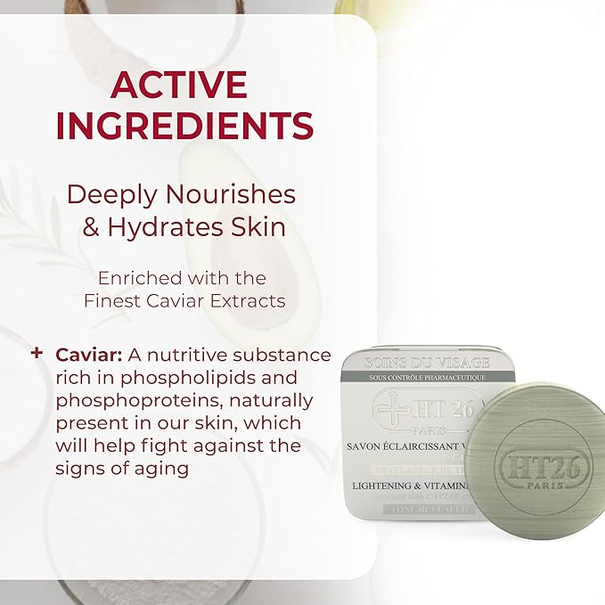 HT26 Lightening Caviar Soap for Melanin
