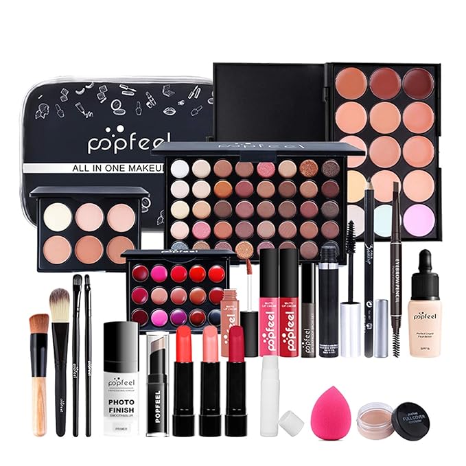 All-in-One Makeup Gift Set Travel Makeup Kit Complete