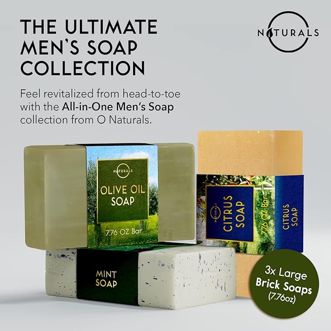 O Naturals Bar Soap for Men
