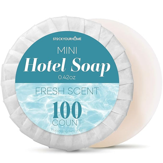 Bulk Hotel Soap Bars (100 Count),
