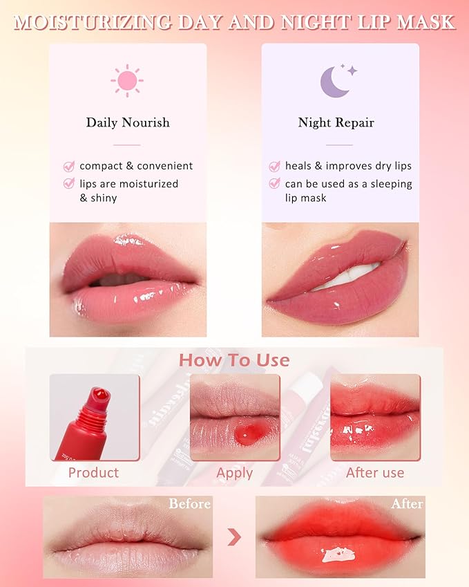 Tinted Lip Butter Balm-3 Colors Vanilla Oil