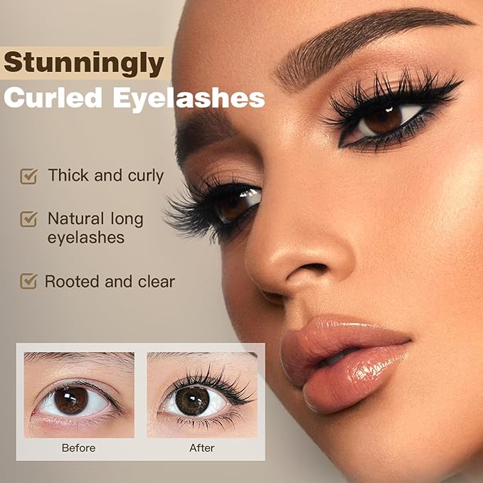 Makeup Sets.Lash serum.Mascara.Waterproof Smudgeproof Long Lasting.Gift Kit