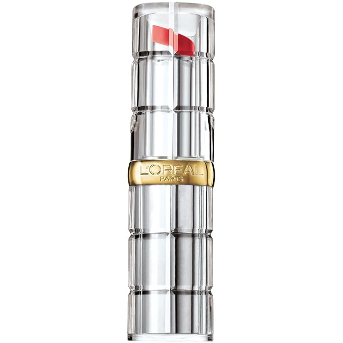 L'Oreal Colour Riche Shine Lipstick, Enamel Red 0.1 oz
