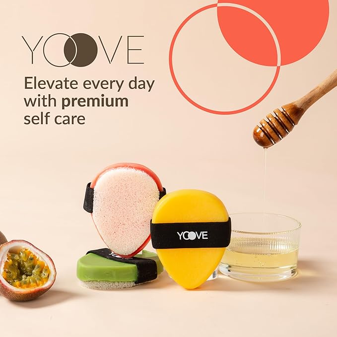 Yoove Fresh Fruit Soap with Scrubber,