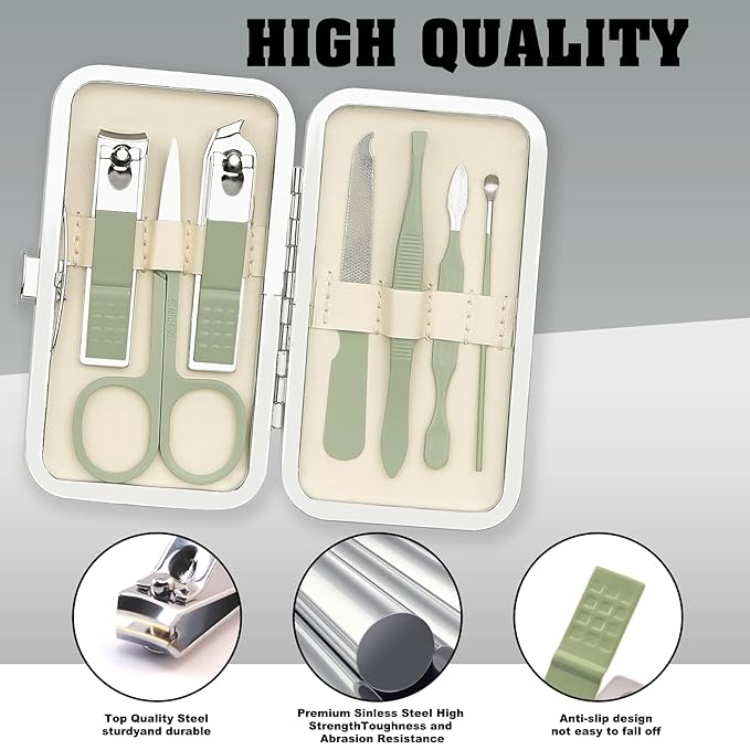 Manicure kit,nail clippers for men,pedicure