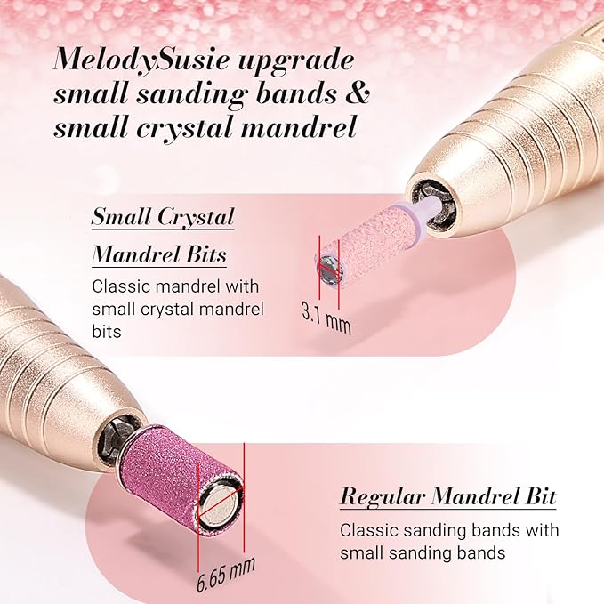 Melodysusie 50 pcs nail drill