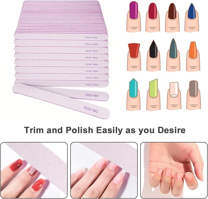 Nail file (200 pcs), bulk