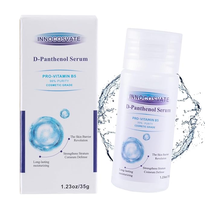 Pure D-Panthenol Serum, 99% Concentration,1.23oz,35g – Hydrating Multi-Use Formula for Sensitive Skin & Hair, DIY-Friendly Skincare Base