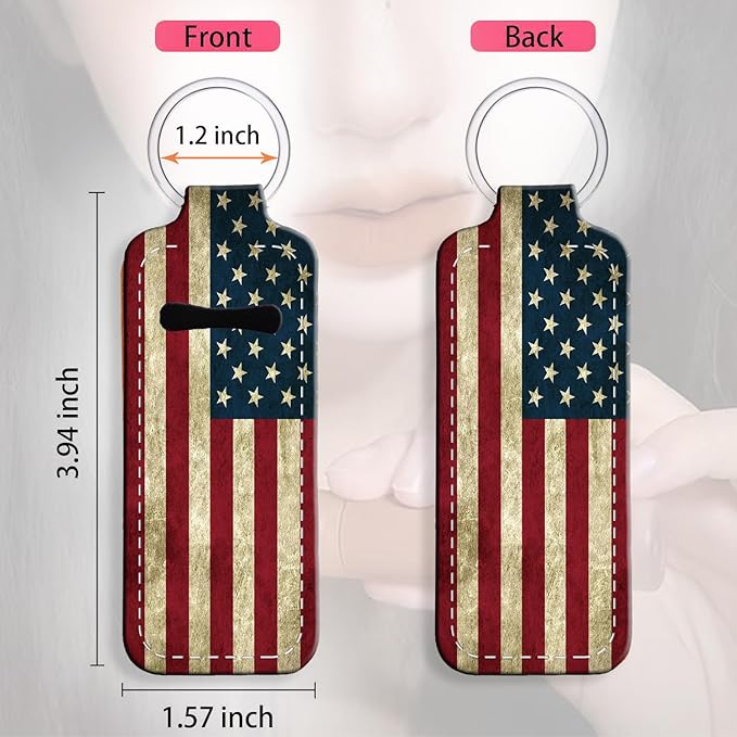 Chapstick Holder Keychain Holder Neoprene Lip Balm Lipstick