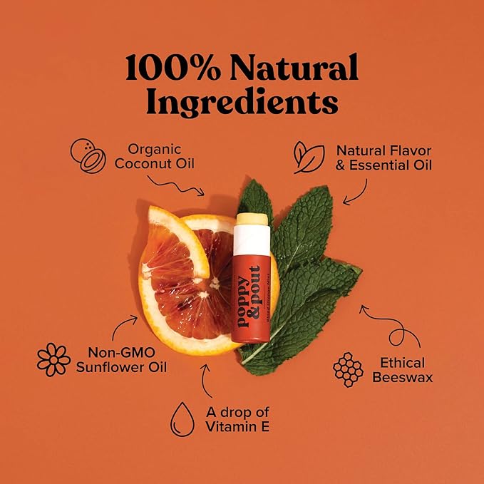 Poppy & Pout Blood Orange Mint Recyclable