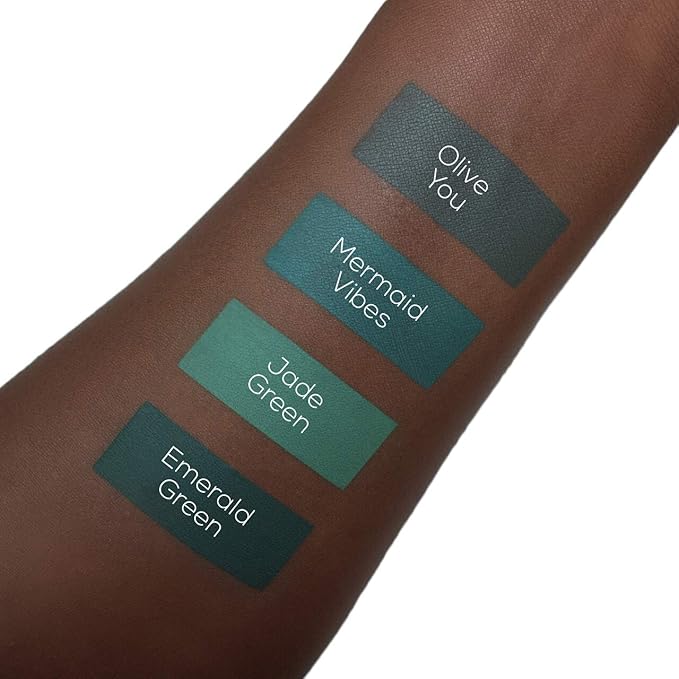 Aromi Jade Green Matte Liquid Lipstick | Green Lip Color, Vegan + Cruelty-free, Long-lasting and Smudge Proof Lipstick, Handmade (Jade Green)