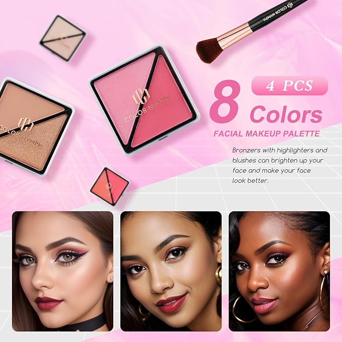 Color Nymph Starter Makeup Kit for Tweens Girls,