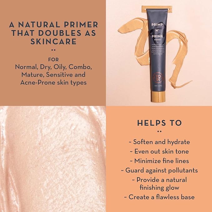 Glowing Skin Makeup Primer and Moisturizer - Vegan (Sun Kissed)