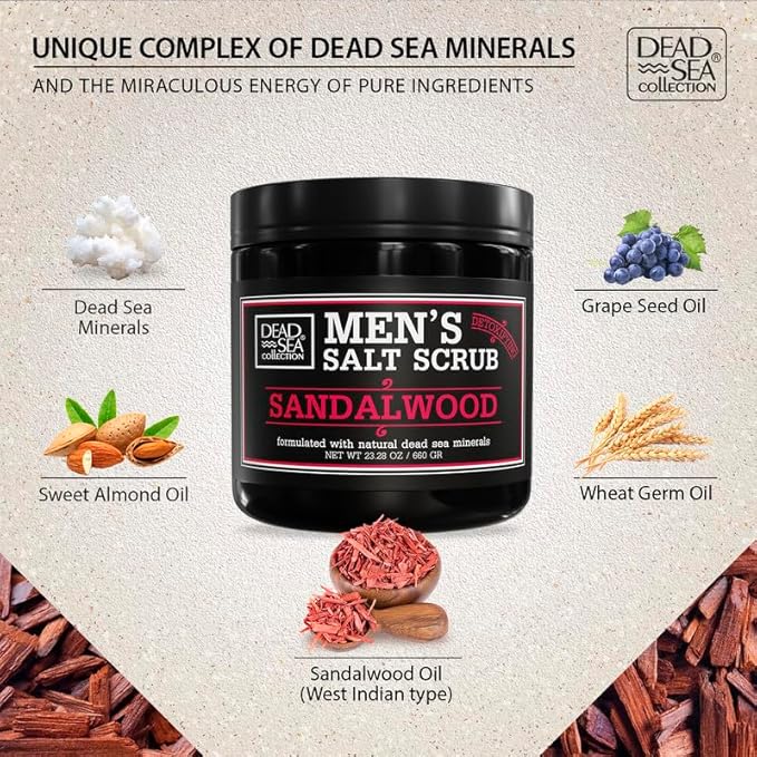 Dead Sea Collection Sandalwood Salt Body