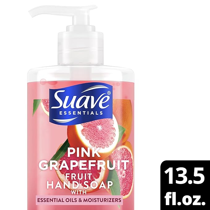 Suave Hand Soap, Pink Grapefruit 4-Pack