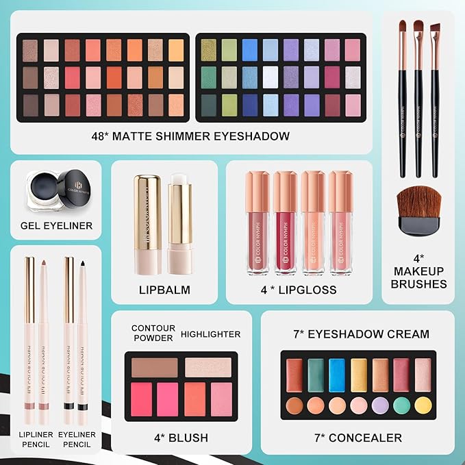 Color Nymph All In One Makeup Kit Comestics