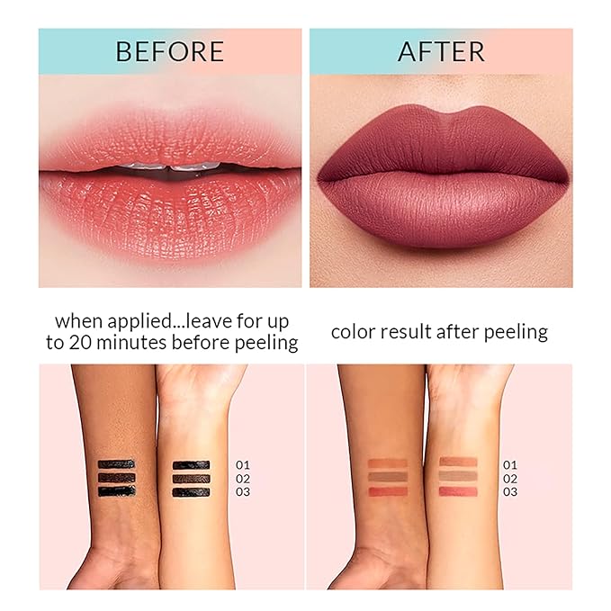 YUANLI Lip Liner Stain, Lip Liner Stain Peel Long