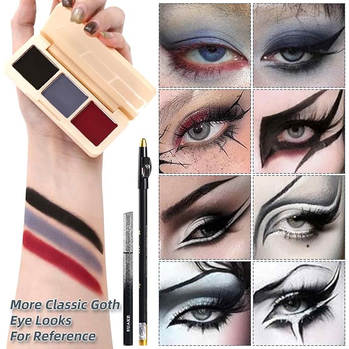 Halloween Goth Makeup, Complete Goth Make