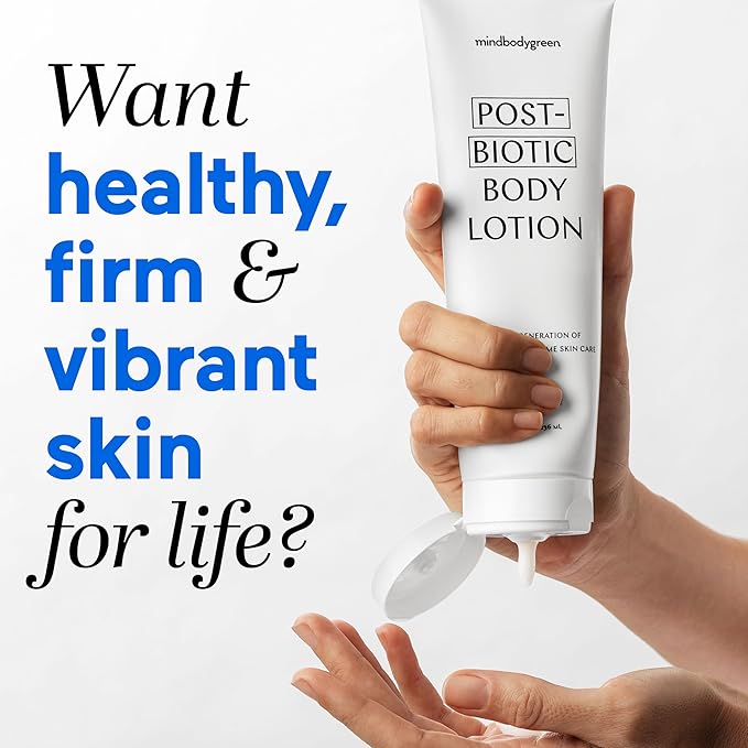 mindbodygreen postbiotic body lotion - Ultra-hydrating,