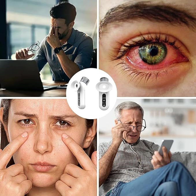 Eye Steamer for Dry Eye, Nano Eye Mist Steam Sprayer, Portable Eye Steam Sprayer, Heated Mist steam Therapy for Dry Eyes Relief, Moisturizing Eye Treatment, Mini Soothing Steamer for Eye Care(1 PCS)