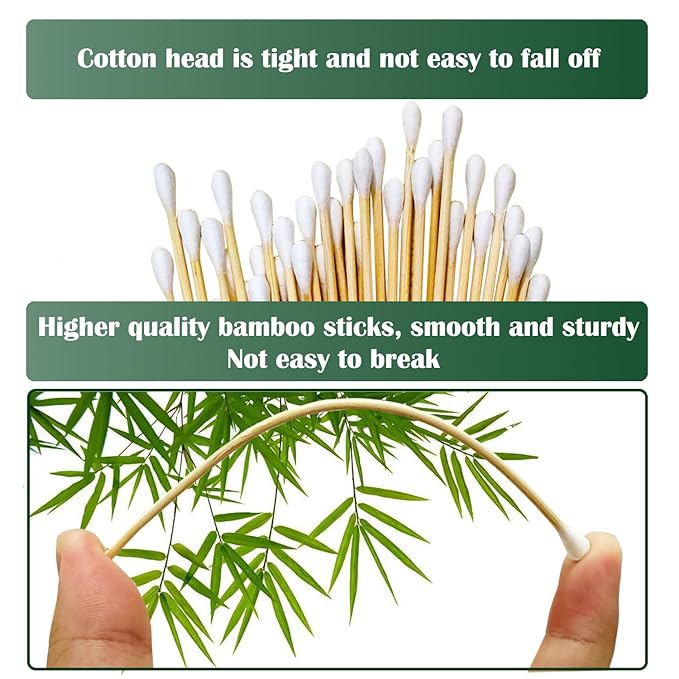 500 pcs 6" long cotton