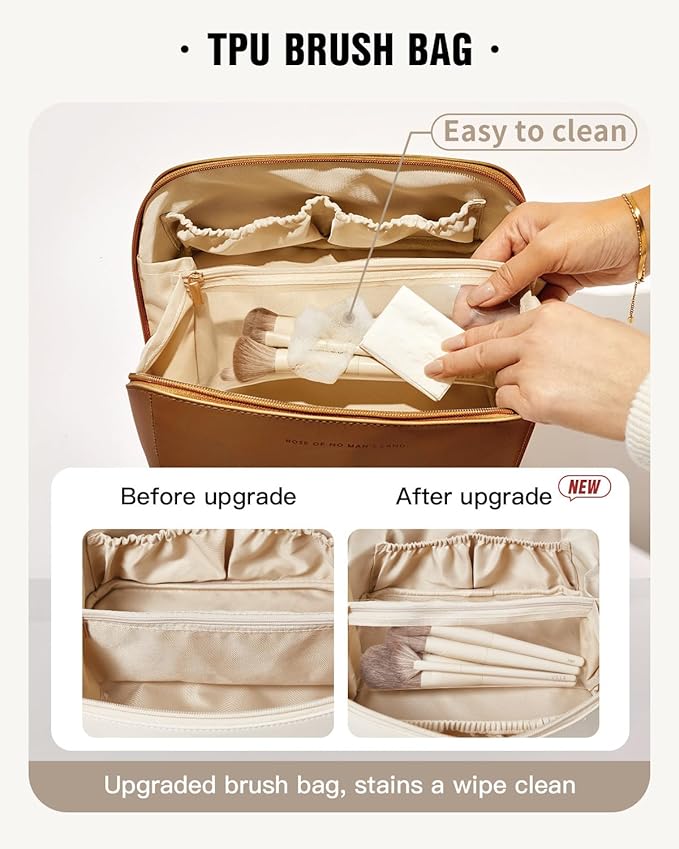 Eachy travel makeup bag,large capacity