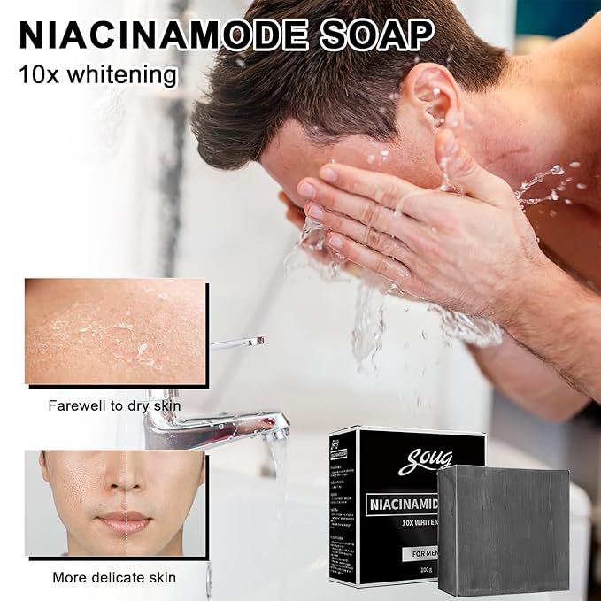 2Pcs Ballboyz Face Soap Acne, Men