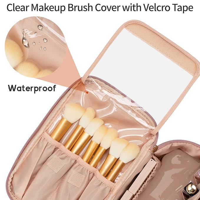 Ocheal makeup bag, portable cosmetic