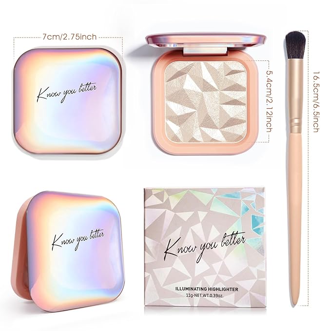 Highlighter Makeup Palette Shimmer Contour Palette Powder