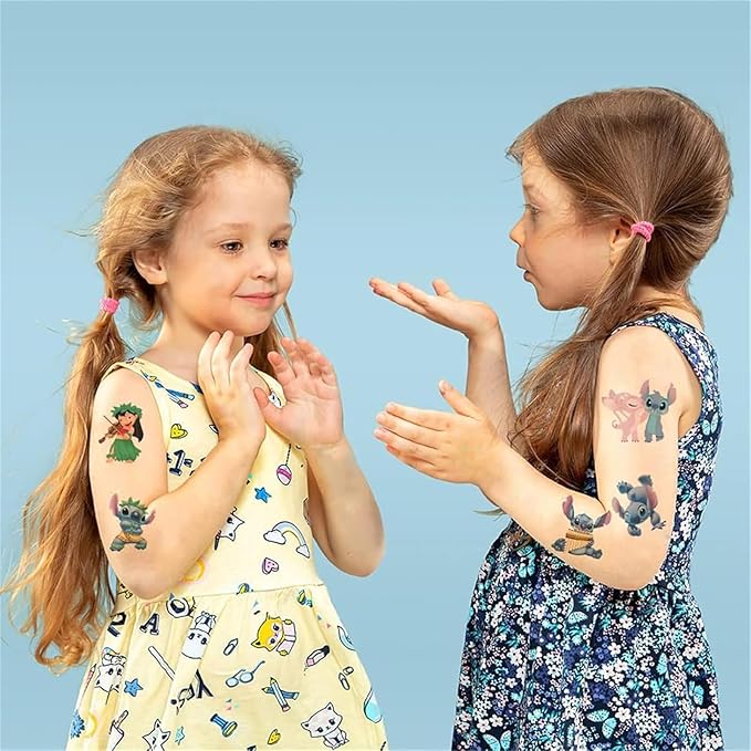 40pcs Temporary Stitch Tattoos for Girls and Kids, Reward Gifts