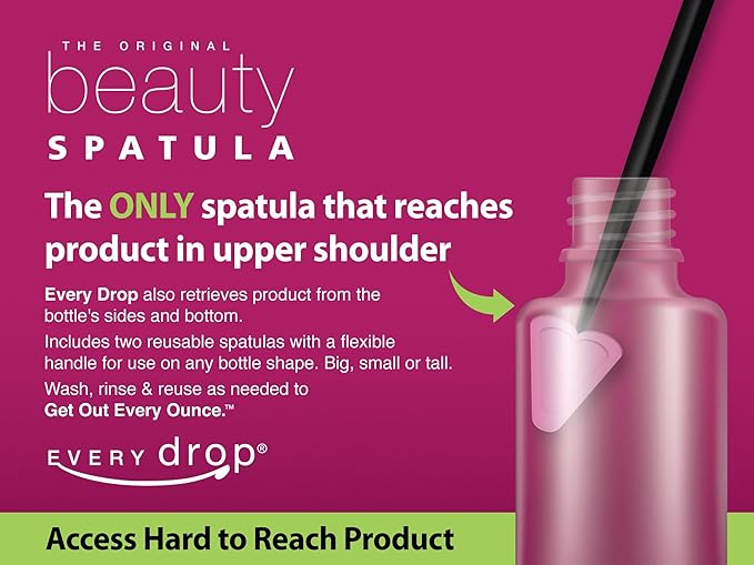 Beauty spatula, get hard to