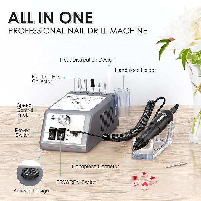 Electric nail drill machine, 20000rpm
