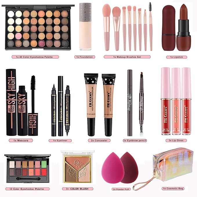 All in One Makeup Kit Portable Makeup Kit
