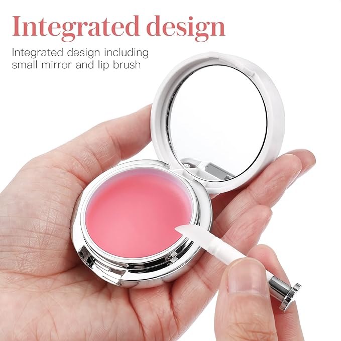 Beaupretty Travel Containers 8 Pieces Plastic Lips Balm