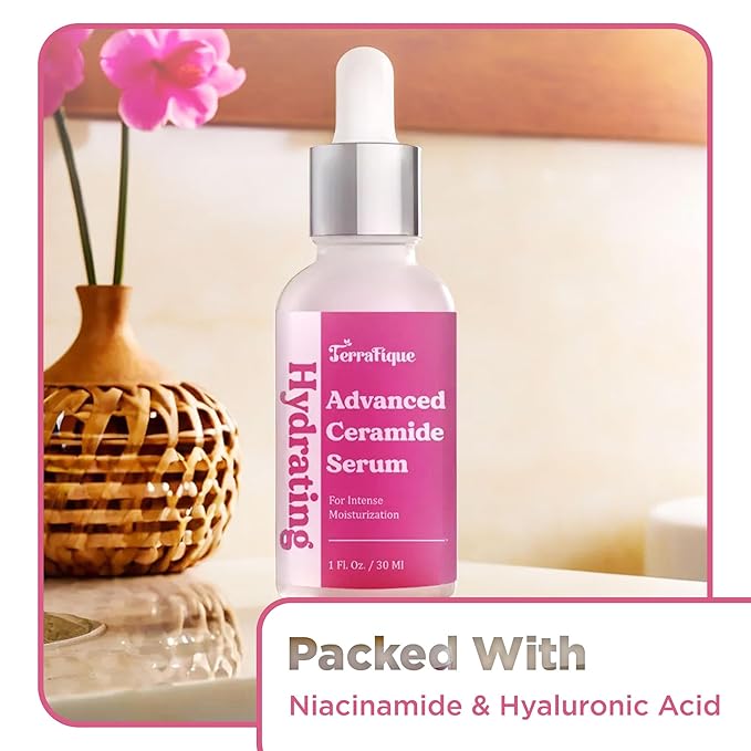 Advanced Ceramide Serum - Hydrating - Also Contains Vitamin C, Niacinamide - Ceramide Moisturizer - 1 Fl Oz - Pack of 1