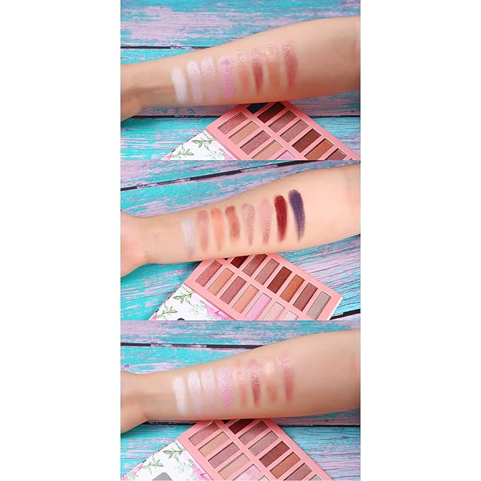 Vegan Eyeshadow Palette Organic Eyeshadow 16 Colors Highly