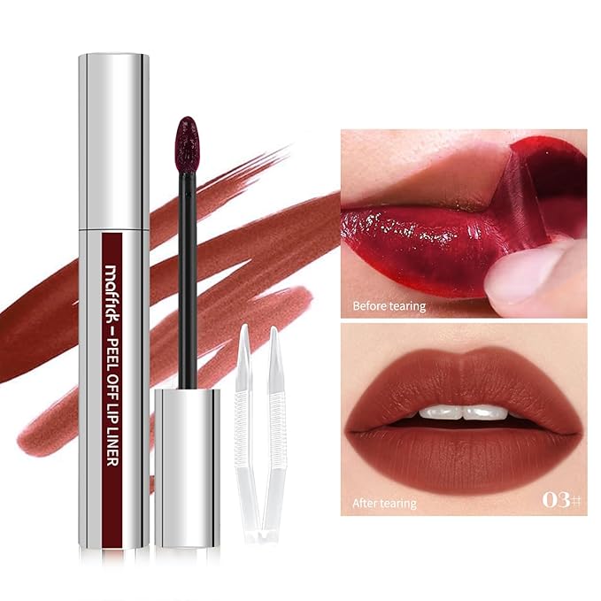 3PCS Lip Liner,Peel Off Lip Liner Tattoo, Peel Lip