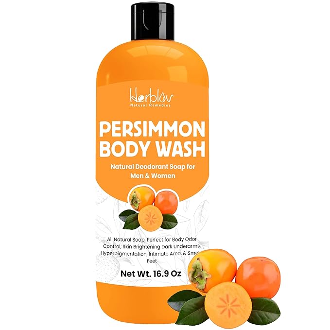 Persimmon Body Wash for Body Odor