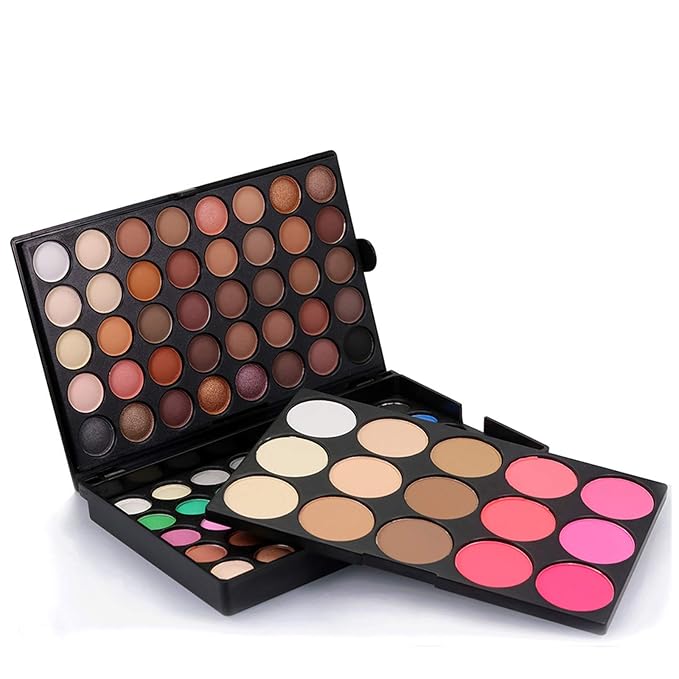 120 Color Eyeshadow Palette Kit with 10 Pcs