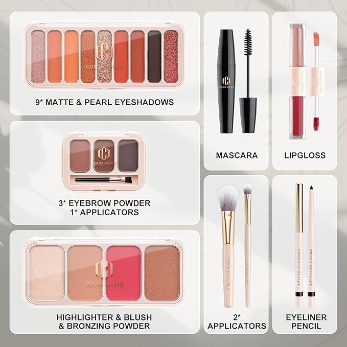 Color Nymph Makeup Kit for Women, Makeup Gift