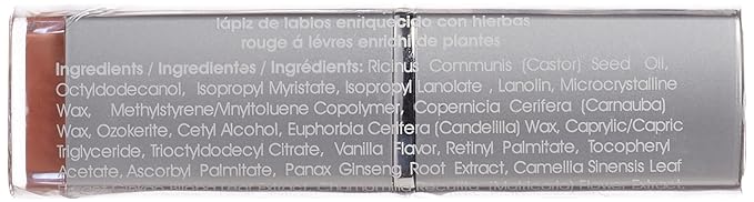 Palladio Herbal Lipstick, Rich Pigmented and Creamy Lipstick, Infused with Aloe Vera, Chamomile & Ginseng, Prevents Lips from Drying, Combats Fine Lines, Long Lasting Lipstick, Nude