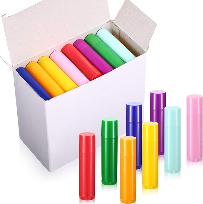 Maitys 64 Pieces Lip Balm 5 ml Empty ml