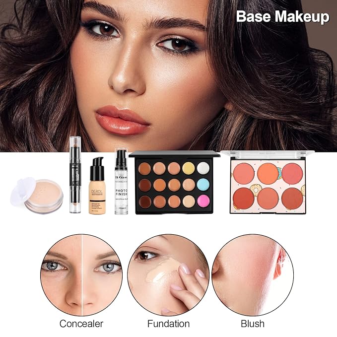 Fenshine Makeup Set,Make Up Starter Kit