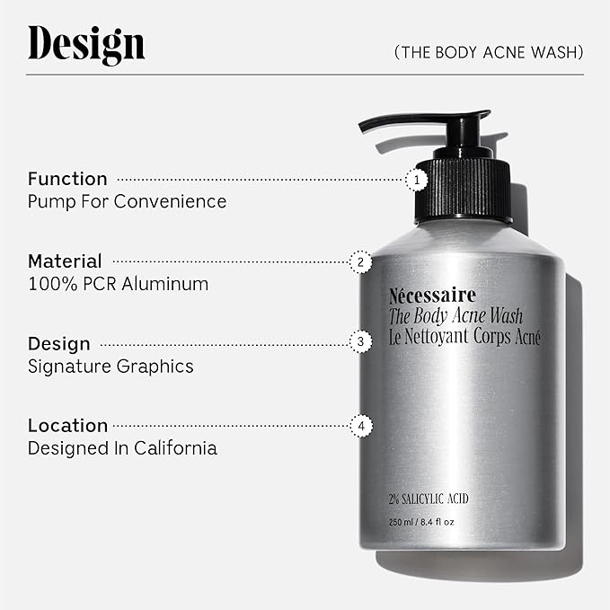 N?cessaire The Body Acne Wash. Medicated 250 ml