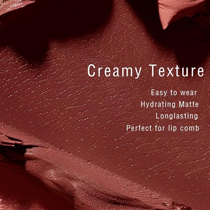 MAEPEOR Semi Matte Lipstick Creamy Natural Nude Lipstick Moisturizing and Smooth Lip Combo Set for All Skin (Color 302)