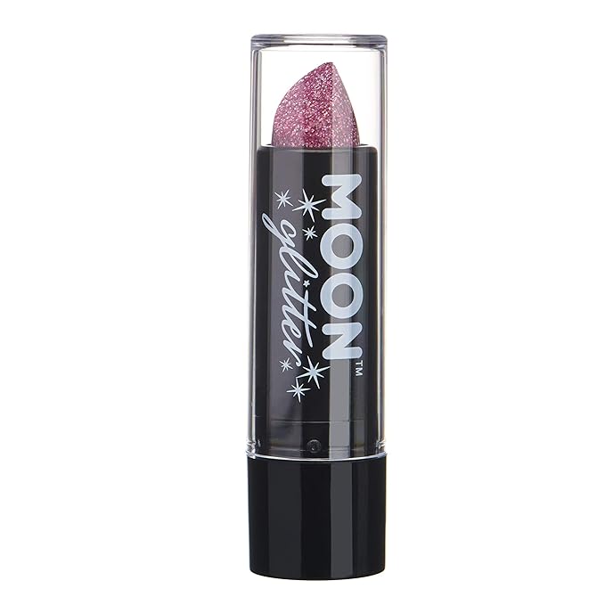 Moon Glitter Holographic Glitter Lipstick 0.17oz - Pink