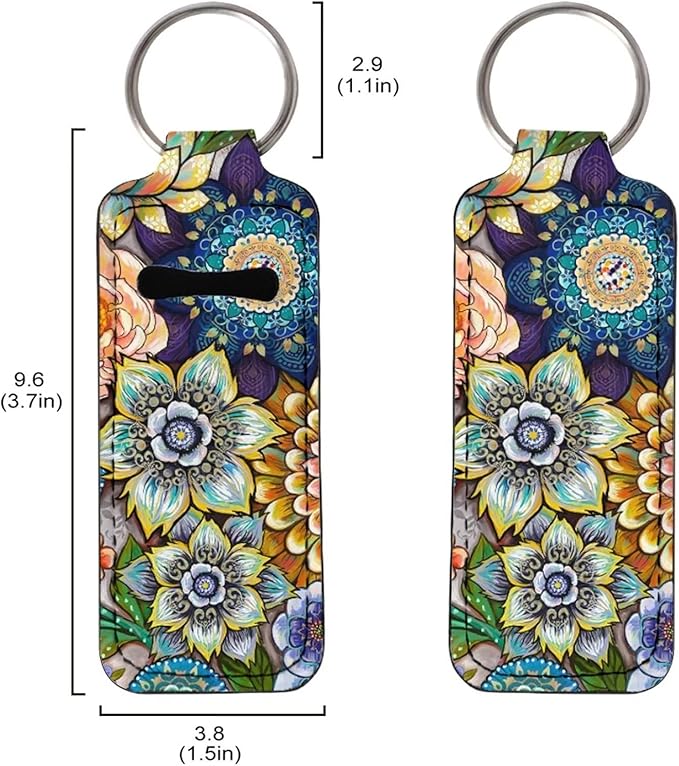 Neoprene Lipstick Cases Cover Chapstick Holder